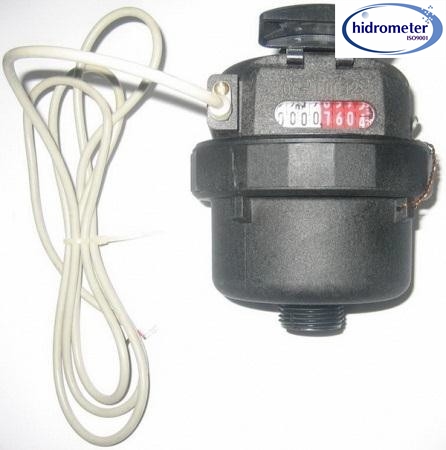 china Volumetric liquid filled meter plastic body with remote cable for sale